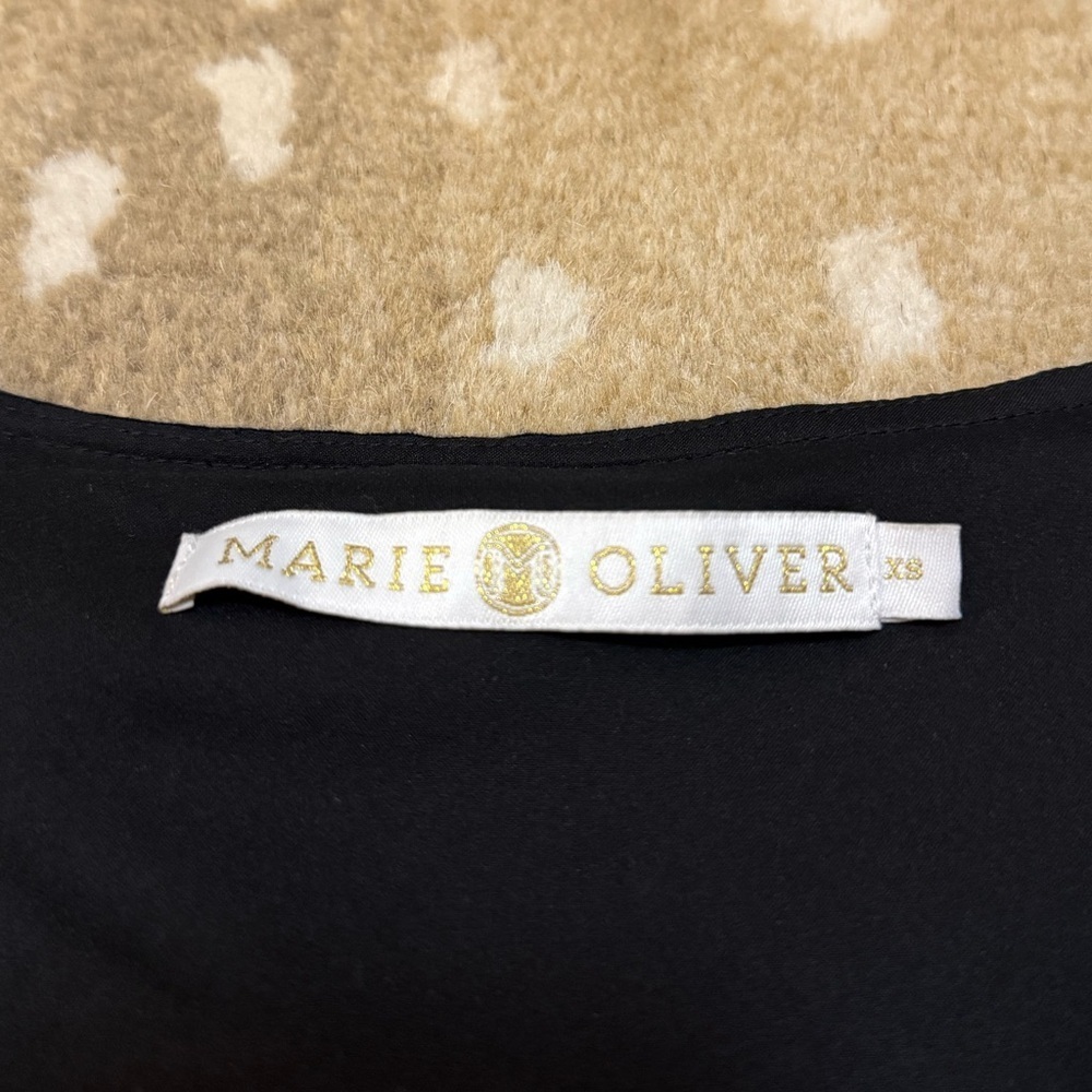 Marie Oliver navy blue sleeveless dress women’s size XS - Picture 5 of 7